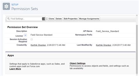 Field service standard permission set license.  Enable the Field Service Sta...