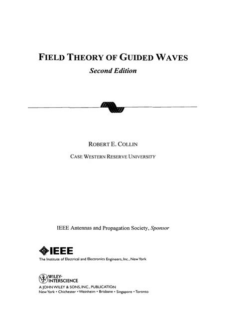 Field theory of guided waves solutions manual. - Die europäischen interessenverbände und ihre beziehungen zum wirtschafts- und sozialausschuss.