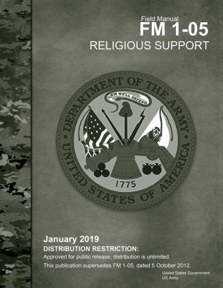 Download Field Manual Fm 105 Religious Support January 2019 By Us Department Of The Army