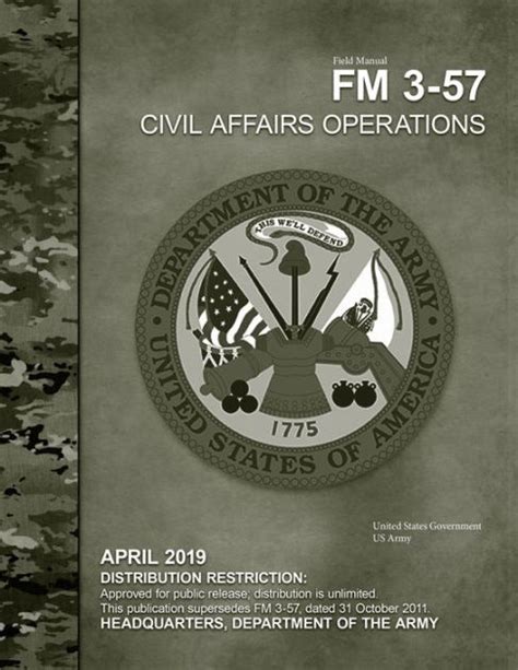 Full Download Field Manual Fm 357 Civil Affairs Operations April 2019 By Us Department Of The Army