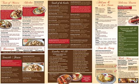 Fiesta Charra menu in East Lansing, Michigan, USA - Sirved …