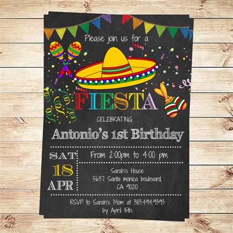 Fiesta Invitation 9+ Examples