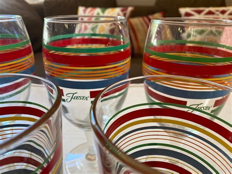 Fiestaware Glasses - Etsy