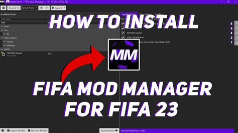Fifa 23 mod manager