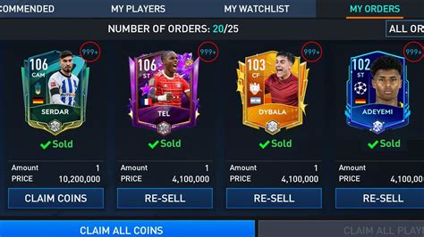 Every players at various ovr has their use. In mobile, the re