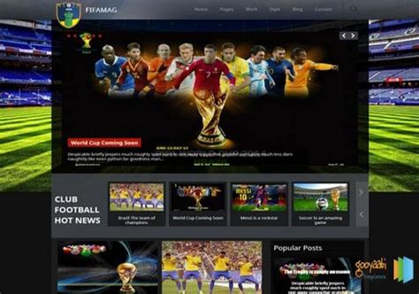 Fifamag Responsive Blogger Template 2014 Free Download