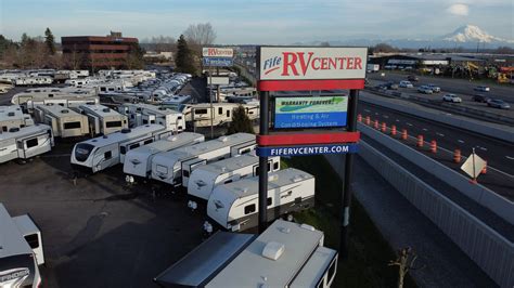 Fife RV Center is an RV dealership located in Fife, WA. We sell new and pre-owned RVs, Motorhomes, Fifth Wheels, Travel Trailers, Toy Haulers, and Truck Campers from Coachmen, Cruiser RV, Gulf Stream, Pacific Coachworks, Forest River, Newmar and Prime Time Manufacturing with excellent financing and pricing options.. 