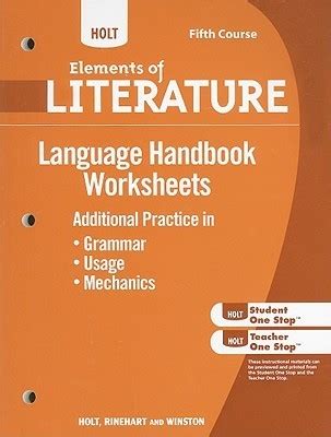 Fifth course holt literature language handbook answers. - Ranch king 14 hp mower manual.