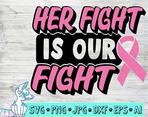 Fight Cancer Svg - Etsy