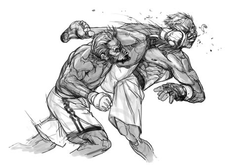 Fight Drawing
