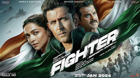 Released January 25th, 2024, 'Fighter' stars Hrithik Roshan, Anil Kapo