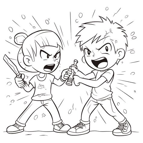 Fighting Coloring