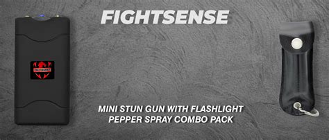 Fightsense mini stun gun.  COMPACT SIZE &ndash; MADE EASY TO CARRY: Small size 4&...