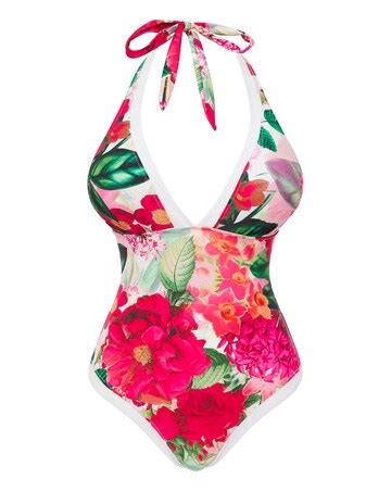 Figleaves Fantasy Floral Swimsuit Simply Be