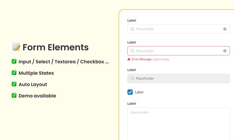 Figma Form Builder Components Form builder, Figma, App template