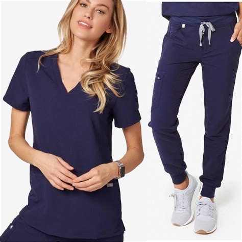 Figs scrubs set. Buy FIGS Zapote Scrub Jacket for Men — 7 Pockets, Bomber Silhouette, Ribbed Collar & Cuffs, 4-Way Stretch Men’s Scrub Jacket: ... Every set of FIGS is made with Technical Comfort: the conviction that design, comfort and function are non-negotiable — on and off shift. 