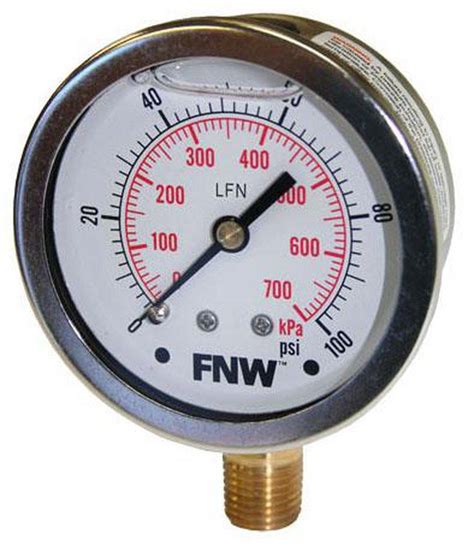 Figure XLFG 60 psi Liquid Filled Pressure Gauge - Ferguson