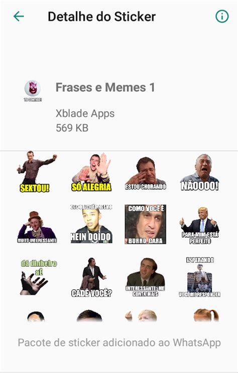 Figurinhas Memes Com Frases APK Download for Android 
