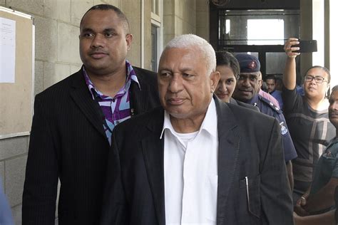 Fiji’s former leader Frank Bainimarama released on bail