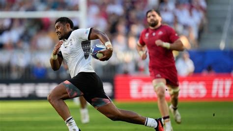Fiji avoids a mega shock to come back and beat Georgia 17-12 at the Rugby World Cup