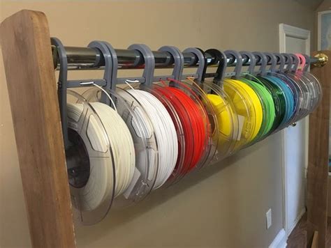 Filament spool holder thingiverse. 6kg material spools Filiment spool holder thingive...
