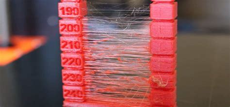 Filament stringing test.  If you encounter stringing with your prints, ...