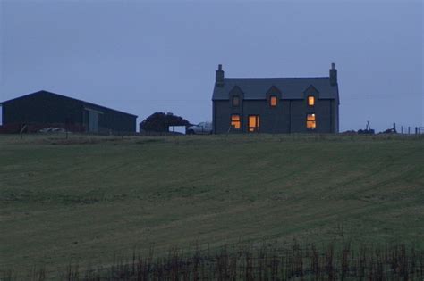 File : House at dusk, Greenmow, Cunningsburgh - geograph.org.uk ...