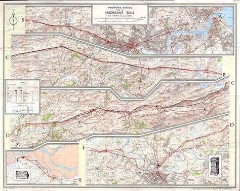 File : Ordnance Survey Map of Hadrian