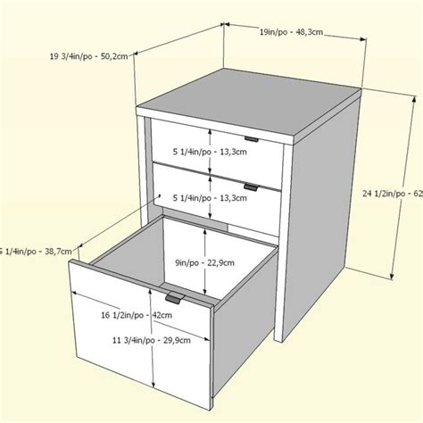 File Cabinet Drawer Size