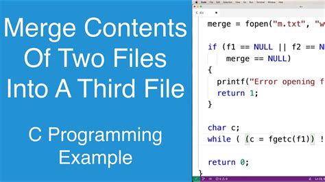 File Chunking and Merging in C++ : The Coders Lexicon