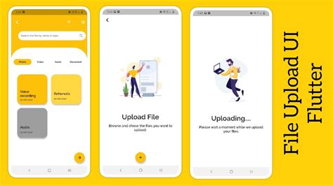 File Upload UI in Flutter Flutter Templates Flutter by …