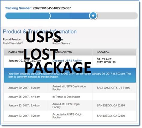 The USPS may locate the package or discover that it was lost or damaged. In either case, the responsibility shifts from the sender to the carrier. If this happens, the sender should file an insurance claim and request compensation from the carrier. Note that USPS won't pay for an item more than its actual value.