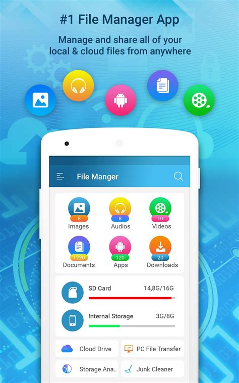 File manager apk.  The powerful file explorer makes it easy to access downloads...