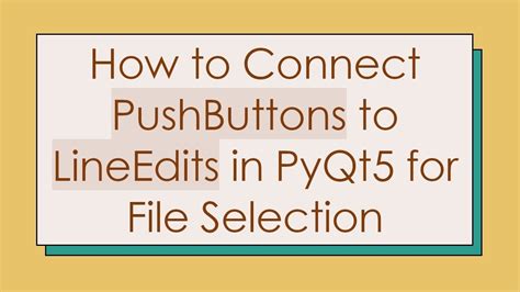 File selector pyqt5.  After the selection is made, the selected file path will be printed ...