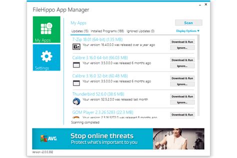 FileHippo App Manager v2 0 Review A Software Updater 
