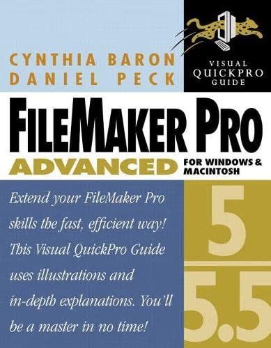 Filemaker advanced 5 visual quickpro guide for windows and macintosh. - Offshore structure fatigue analysis design sacs manual.