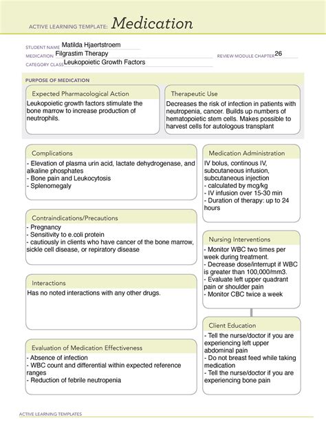 Zidovudine Nursing Interventions Monitor for BM suppression-anemia, thrombocytopenia,neutropenia- tx with epoetin, transfusions or filgrastim. Monitor for bleeding, bruising, sore throat, fatigue, teach to take exactly as prescribed, notify provider if pregnancy occurs, lactic acidosis (hyperventilation). 