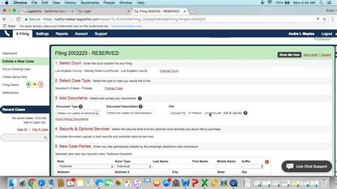 Filing D 02 Online Form YouTube