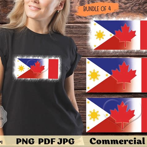 Filipino Canada Flag - Etsy