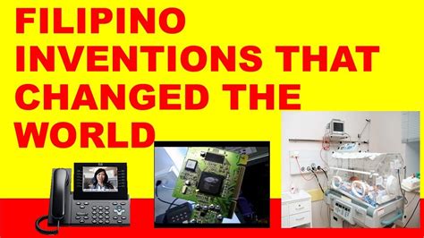 Filipino inventions