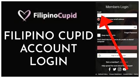 Filipinocupid com login. Members Login. Email. Password. Forgot Password. Keep me logged in. Don't check this box if you're at a public or shared computer. Login. or Not a member? Join Now! Help spread the word about FilipinoCupid! About Us Contact Us Success ... 
