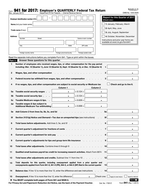 Fill Free fillable Form 941 schedule B 2017 PDF form
