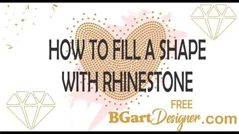 Fill a shape with rhinestone using inkscape YouTube