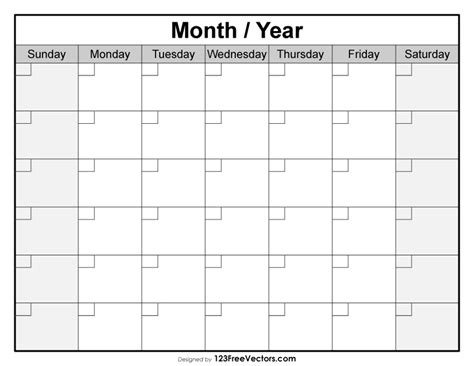 Fillable And Printable Calendar
