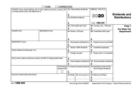 Fillable Form 1099-DIV 2024 Dividends and Distributions