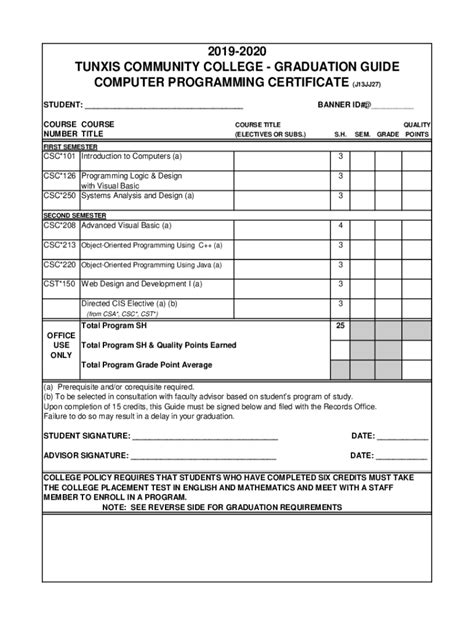 Fillable Online Fillable Online TUNXIS COMMUNITY COLLEGE PROGRAM