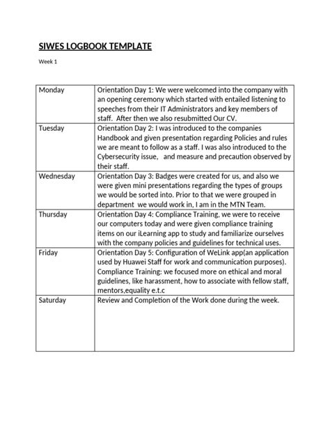 Filled siwes logbook for computer science pdf free download.  This documen...