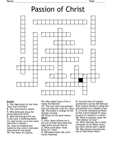 Filled with passion crossword. The Crossword Solver found 30 answers to "filled with passion", 6 letters crossword clue. The Crossword Solver finds answers to classic crosswords and cryptic crossword puzzles. Enter the length or pattern for better results. Click the answer to find similar crossword clues. 