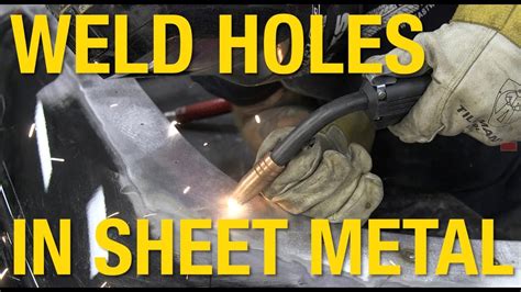 Filling Holes in Sheet Metal Using a MIG Welder & TIG Welder! Metal