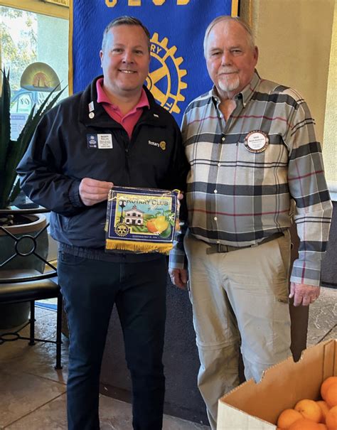 Fillmore Rotary Club Meets District Governor Scott Phillips